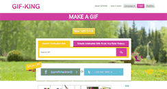 Desktop Screenshot of gif-king.com