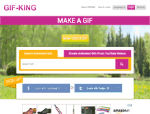 Tablet Screenshot of gif-king.com